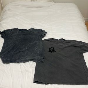 Two Zara T Shirts!!! Size M and L